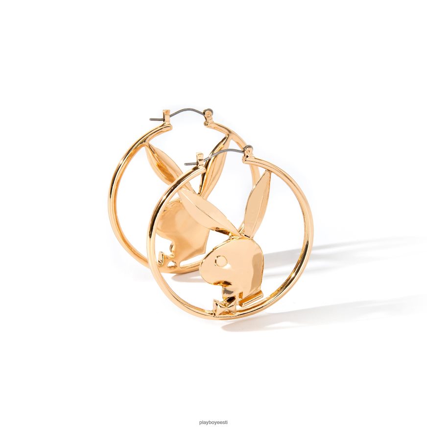 Playboy jänesepeaga kõrvarõngad naised tarvik kullast XV46661637
